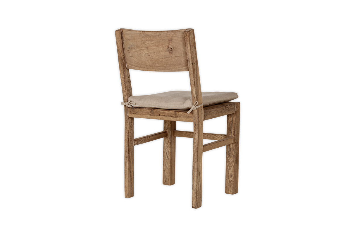 Nkuku Fioni Reclaimed Wood Dining Chair Natural