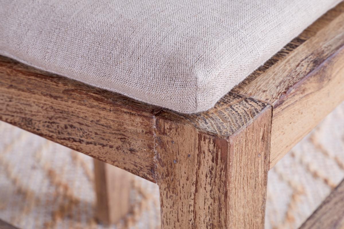 Nkuku Fioni Reclaimed Wood Dining Chair Natural