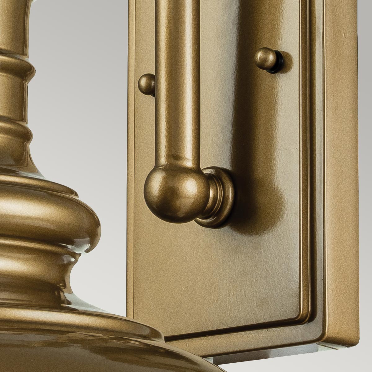 Feiss Redding Station 1 Light Medium Wall Lantern Brass