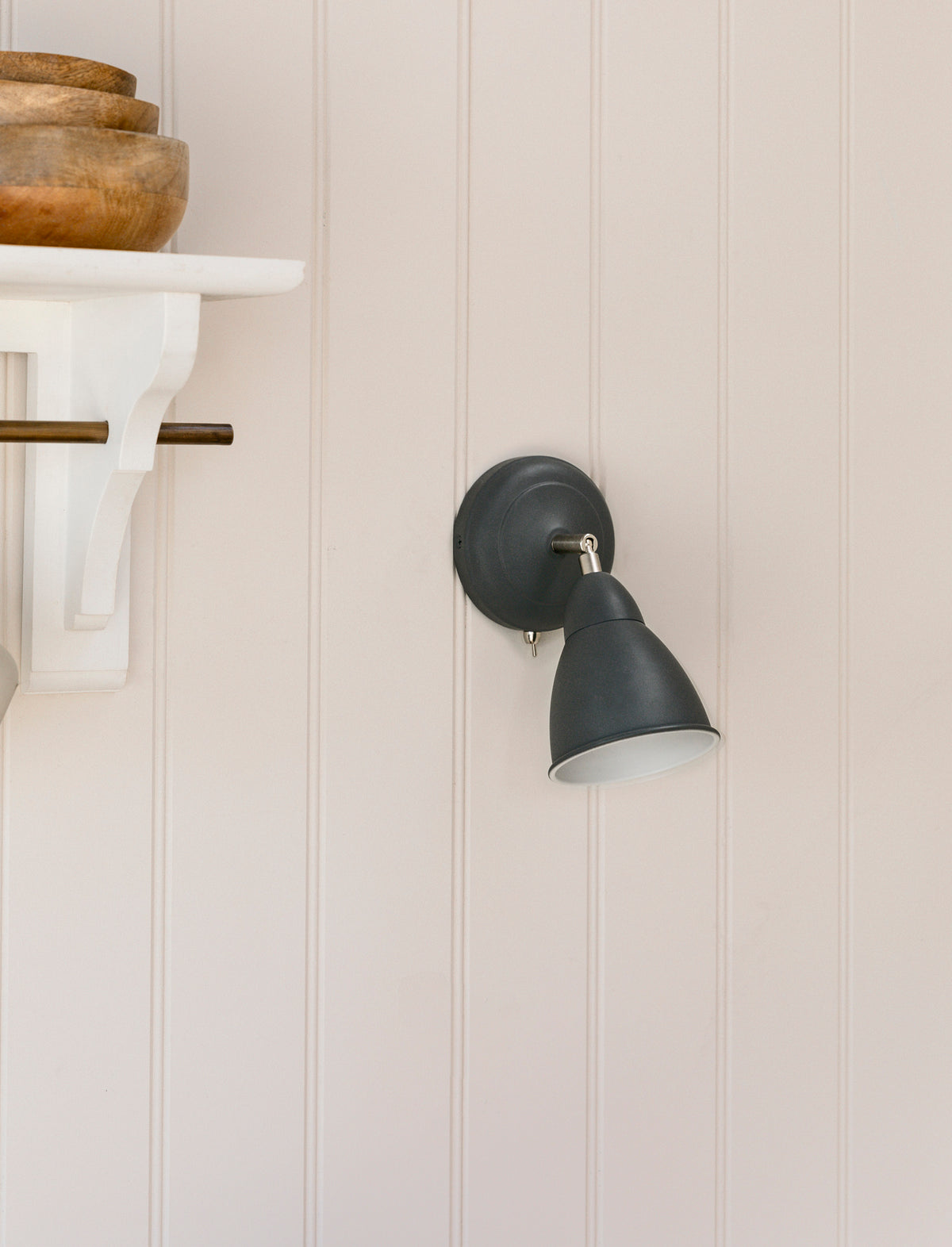 Garden Trading Harlaxton Wall Light Carbon Grey