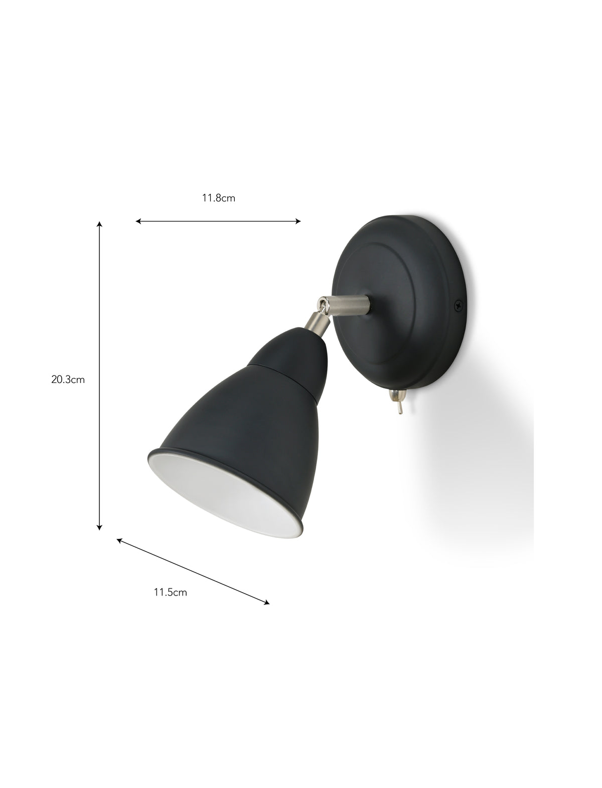 Garden Trading Harlaxton Wall Light Carbon Grey