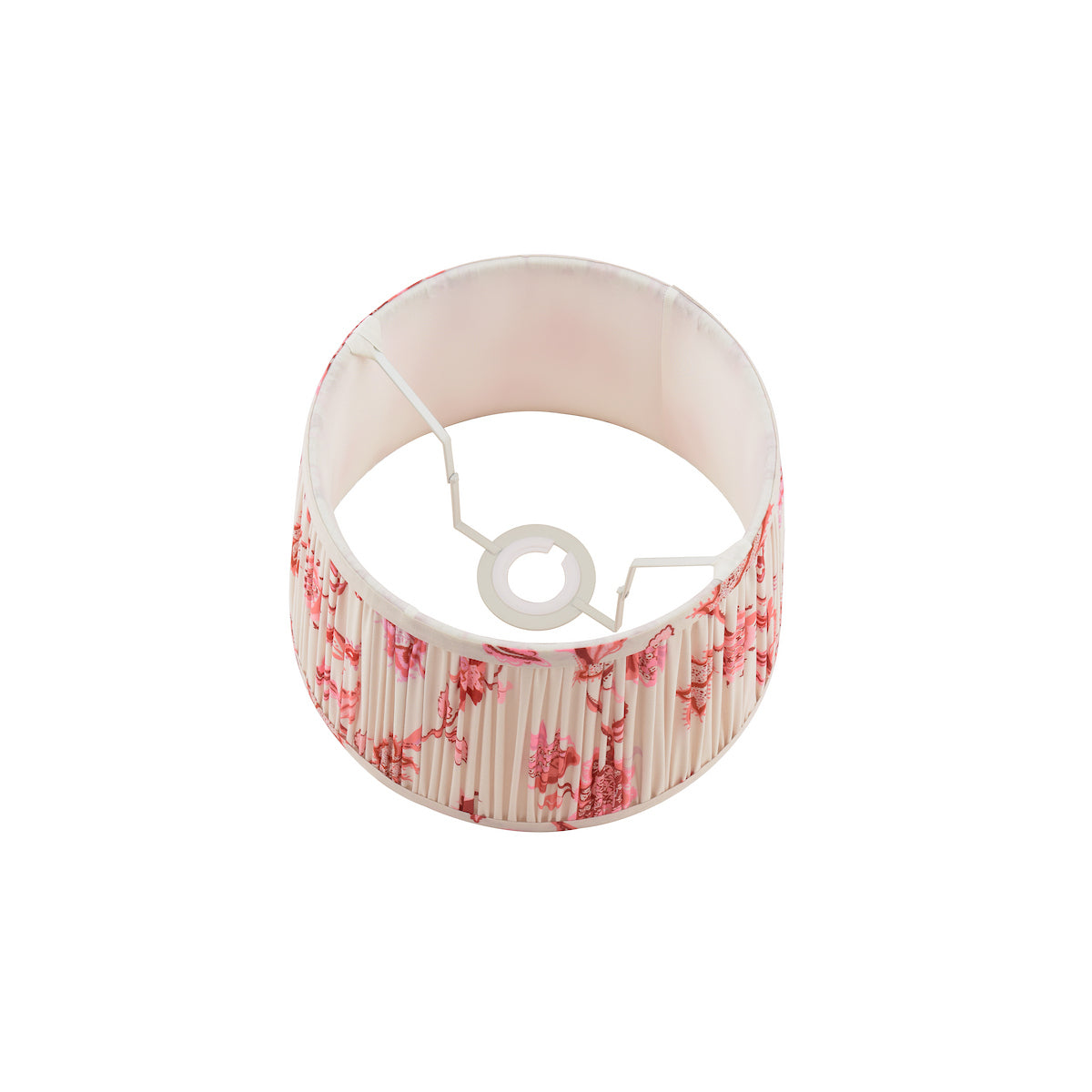 Joules Folly Pink Cotton Tapered Drum Shade 25cm