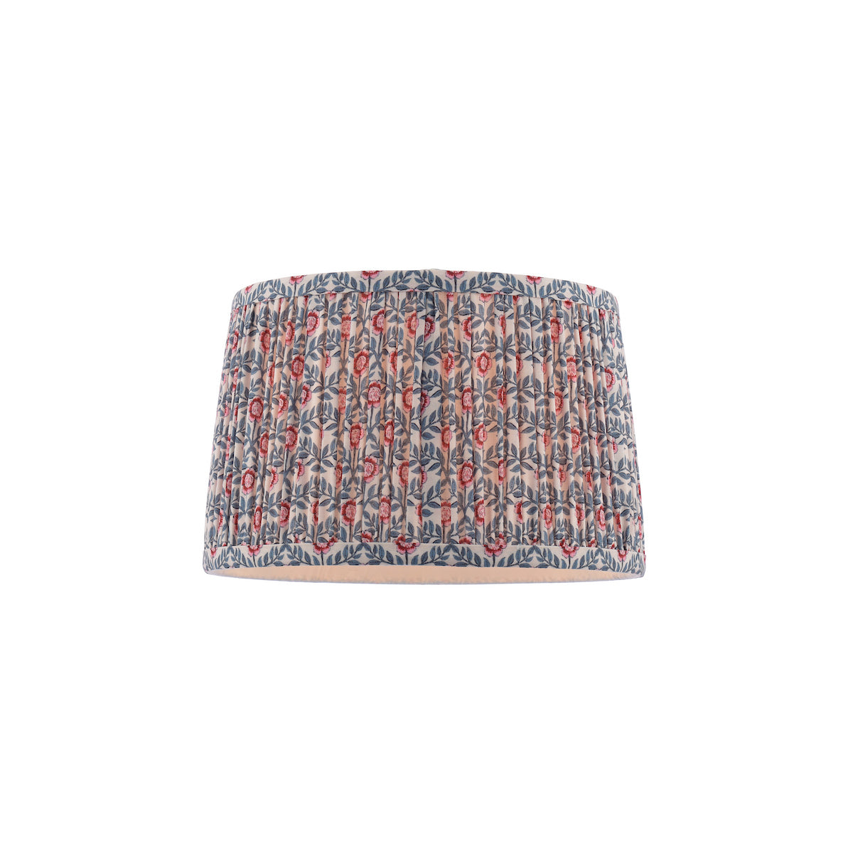 Joules Folly Multi Coloured Cotton Tapered Drum Shade 25cm