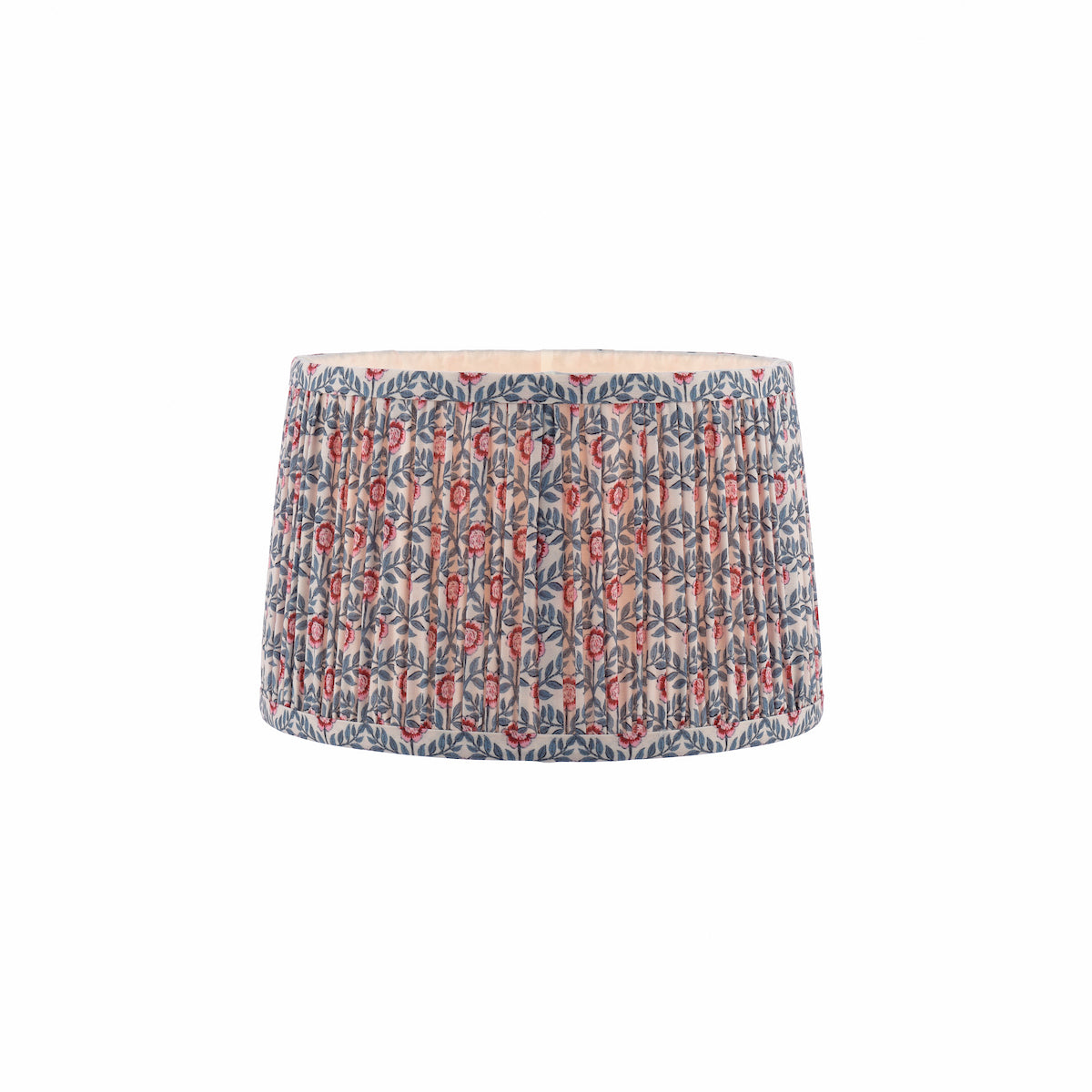 Joules Folly Multi Coloured Cotton Tapered Drum Shade 25cm