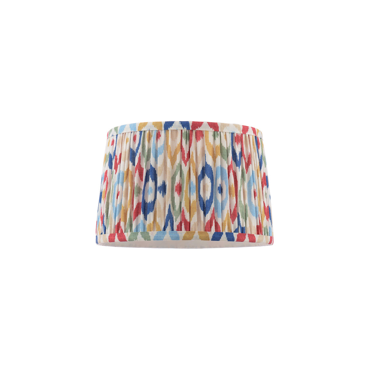Joules Folly Multi Coloured Artful Cotton Tapered Drum Shade 25cm