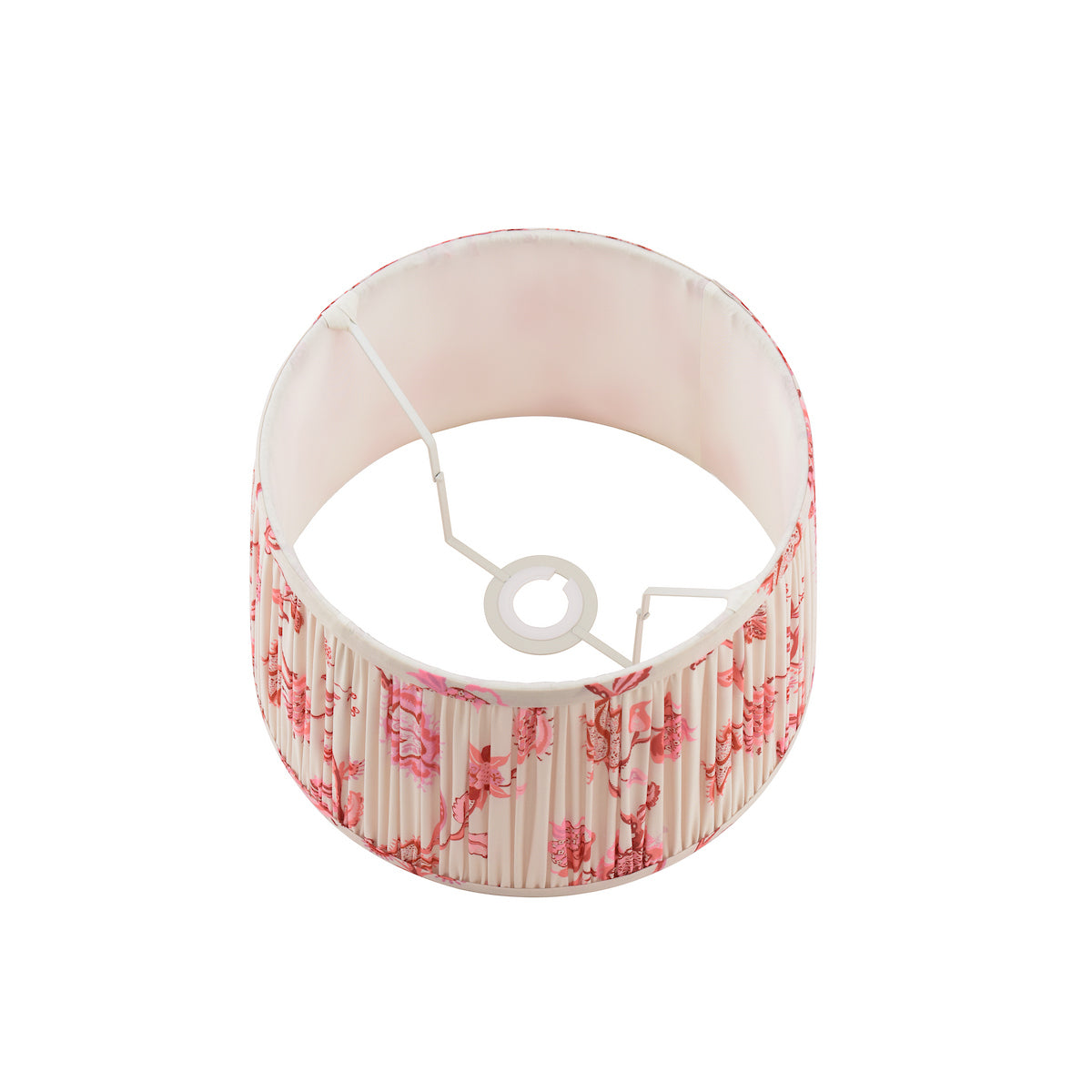 Joules Folly Pink Cotton Tapered Drum Shade 30cm