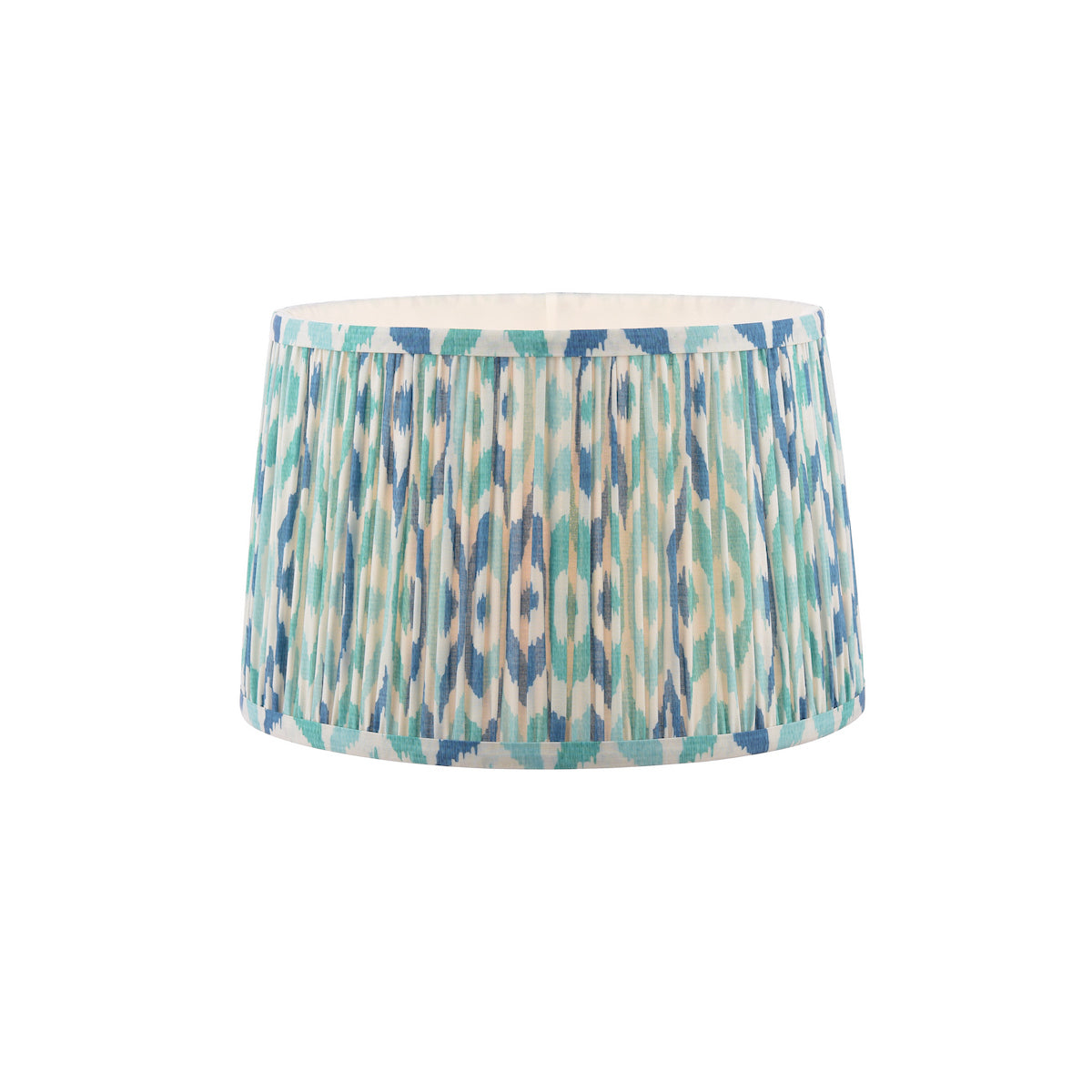 Joules Folly Blue Cotton Tapered Drum Shade 30cm