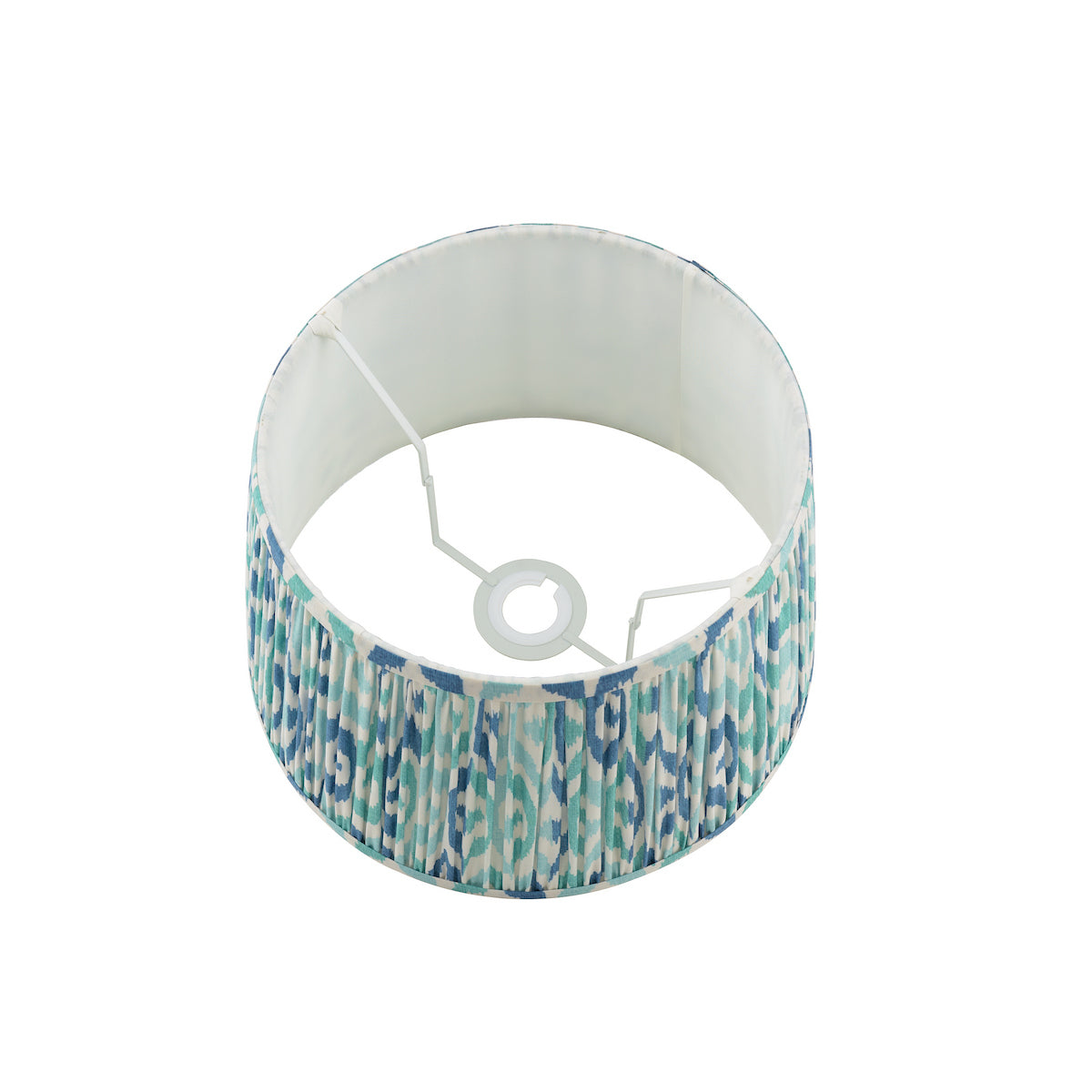 Joules Folly Blue Cotton Tapered Drum Shade 30cm