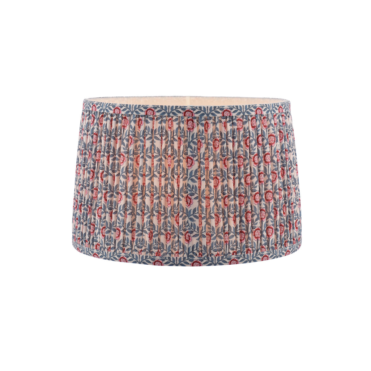Joules Folly Multi Coloured Cotton Tapered Drum Shade 30cm