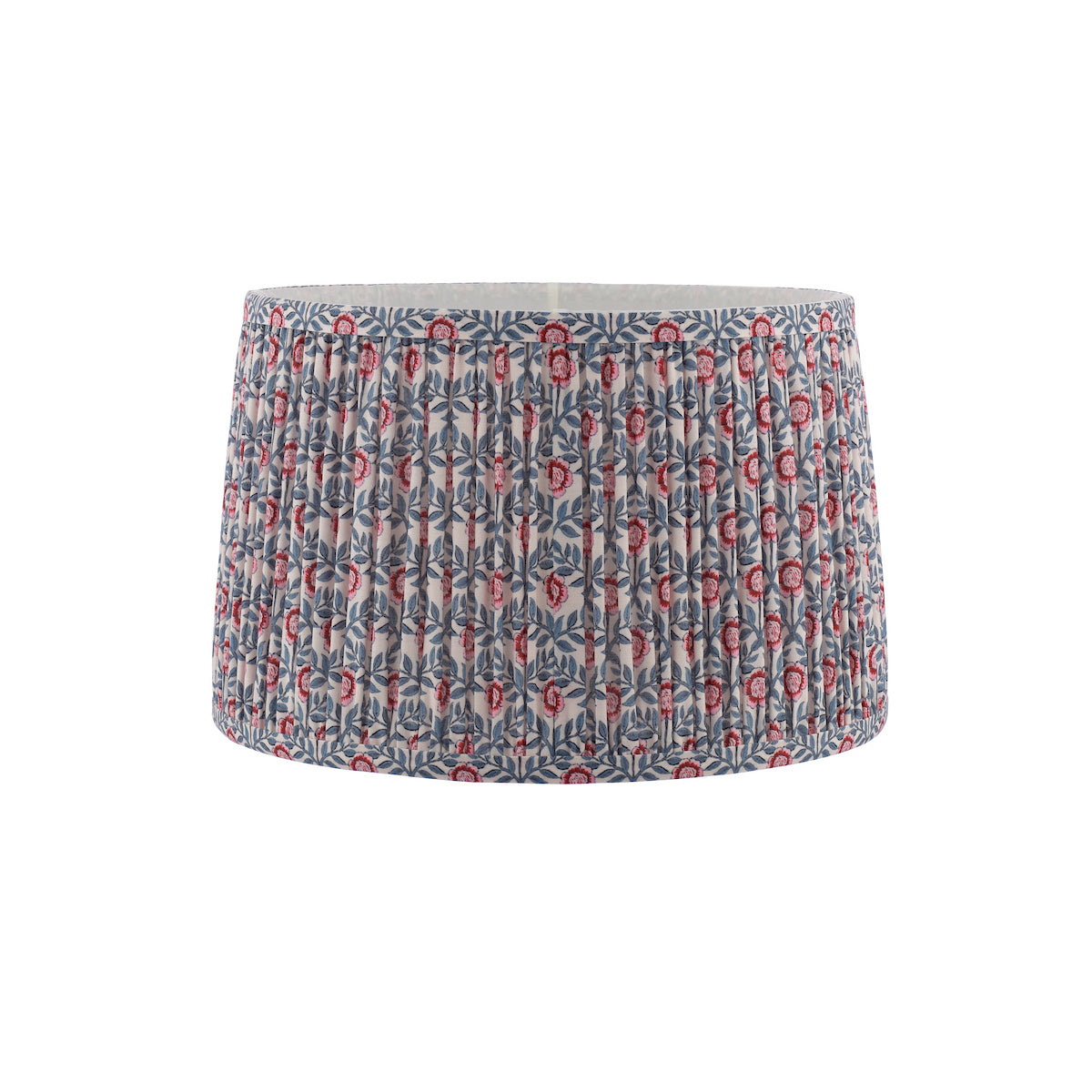 Joules Folly Multi Coloured Cotton Tapered Drum Shade 30cm