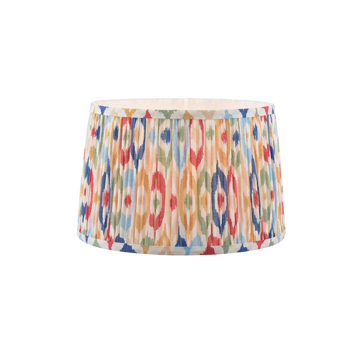 Joules Folly Multi Coloured Artful Cotton Tapered Drum Shade 30cm