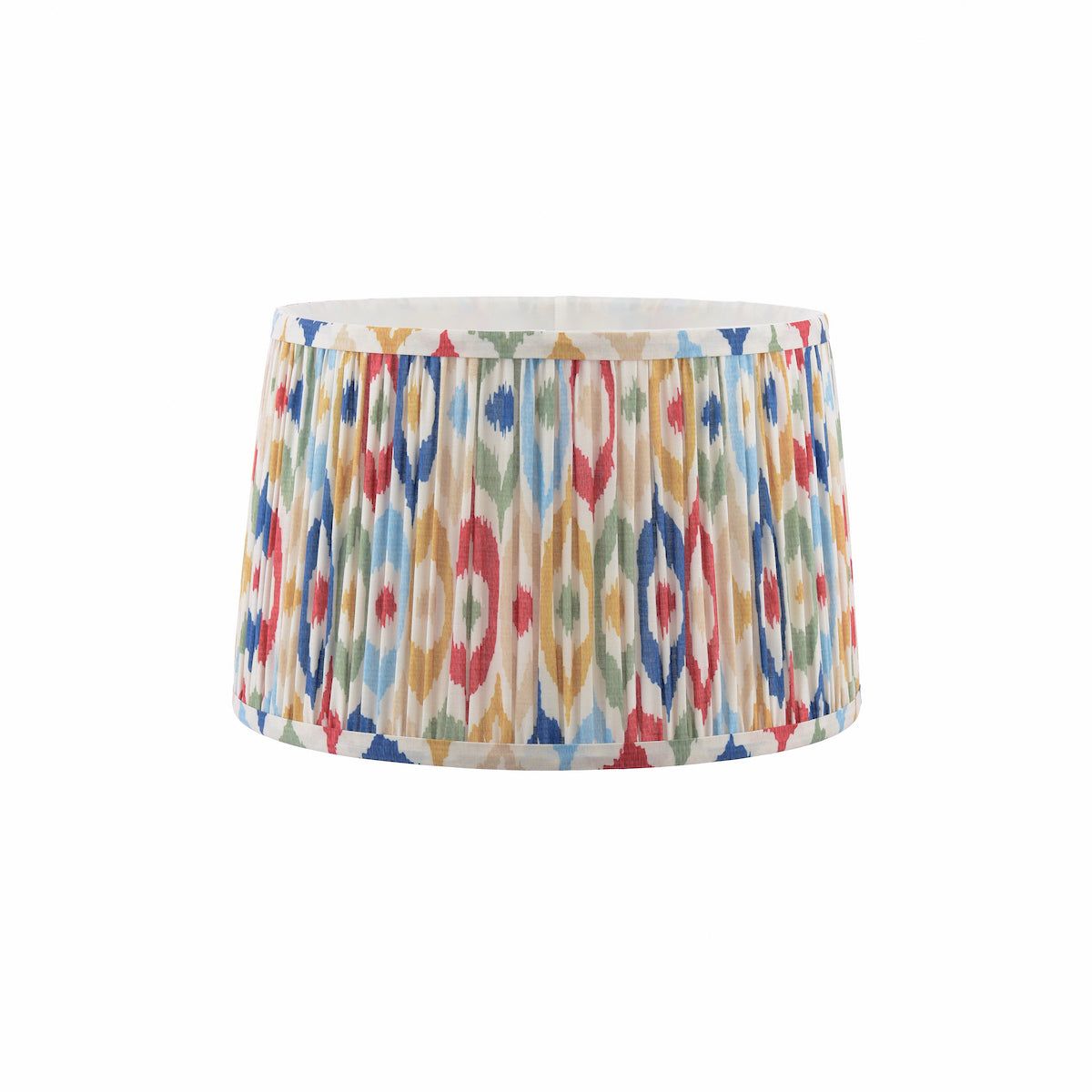 Joules Folly Multi Coloured Artful Cotton Tapered Drum Shade 30cm