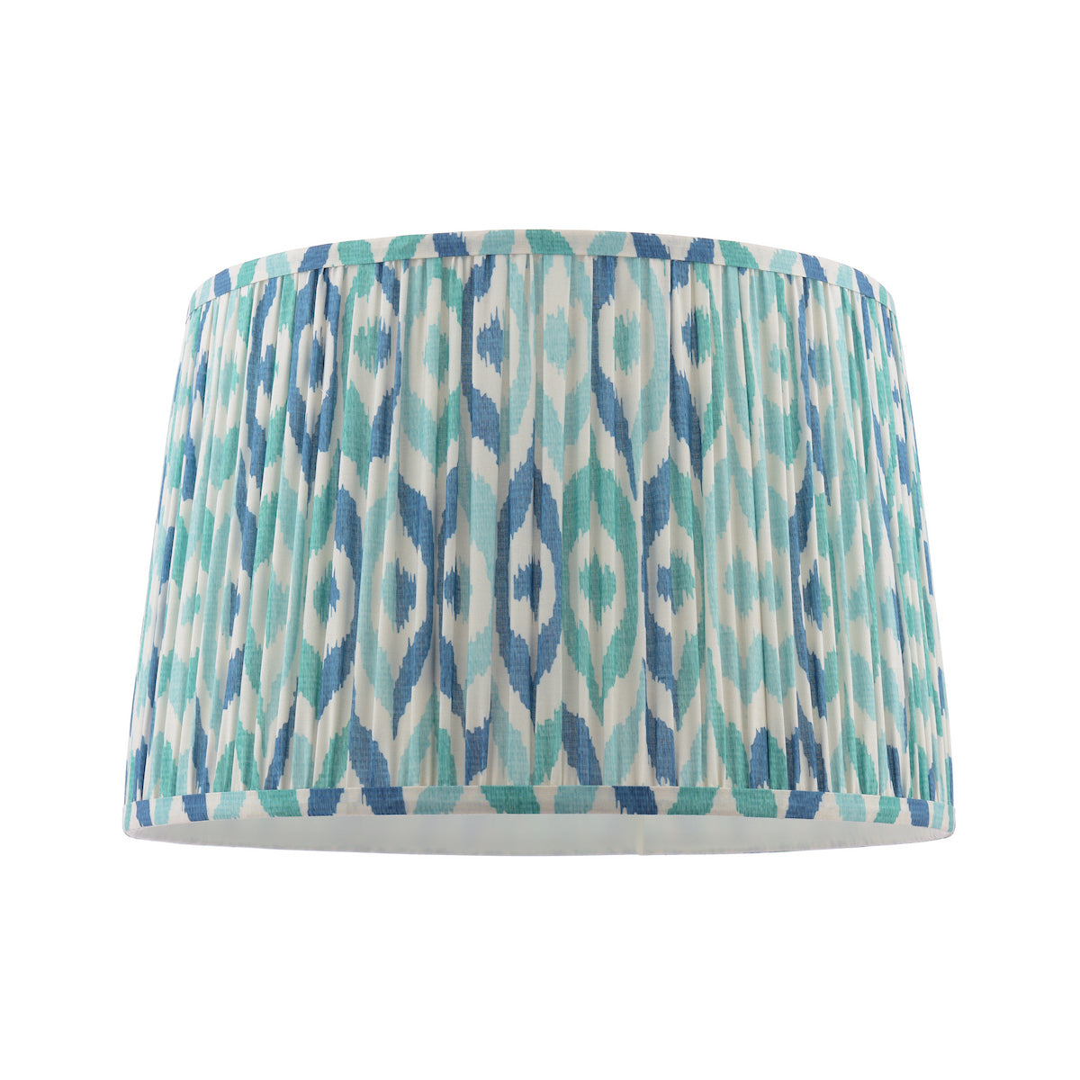 Joules Folly Blue Cotton Tapered Drum Shade 40cm