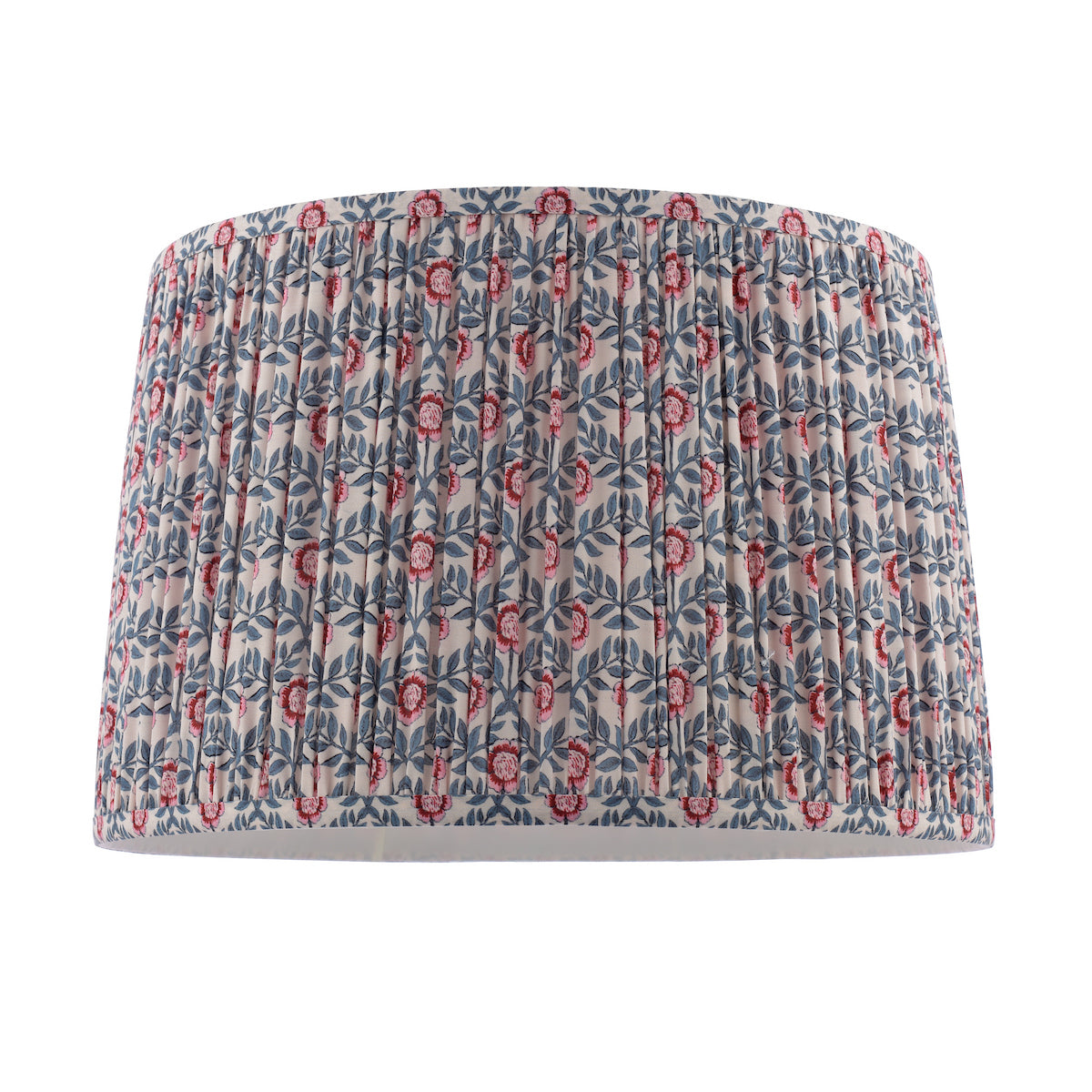 Joules Folly Multi Coloured Cotton Tapered Drum Shade 40cm