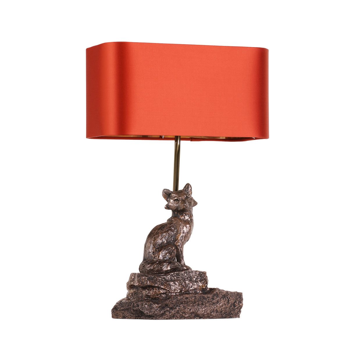 David Hunt Fox Table Lamp Polished Bronze Base Only