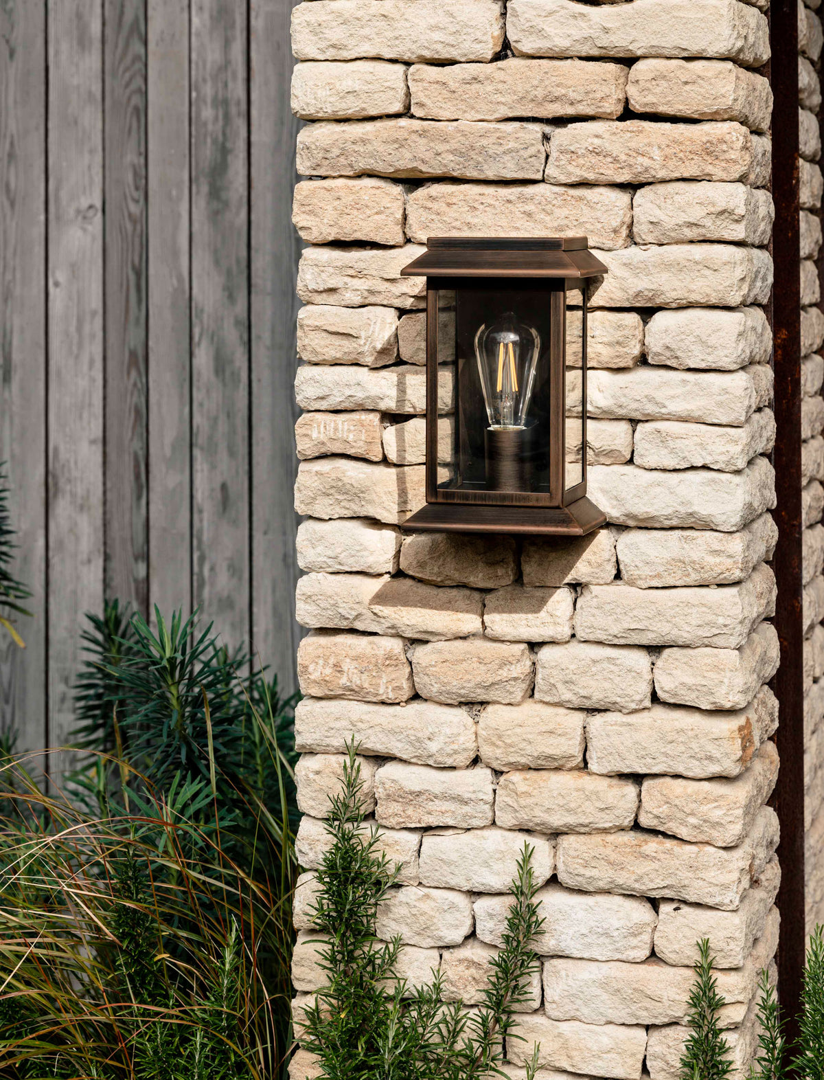 Garden Trading Stourton Wall Light Antique Bronze Finish