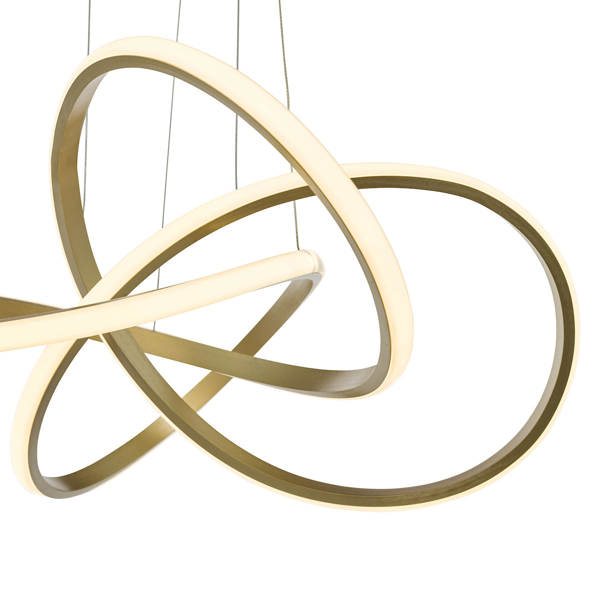 Dar Fusion Pendant Satin Gold LED