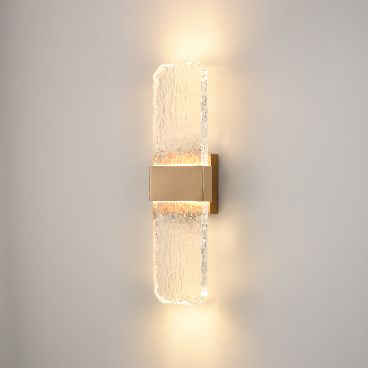 Franklite Frost Bathroom Wall Light Large