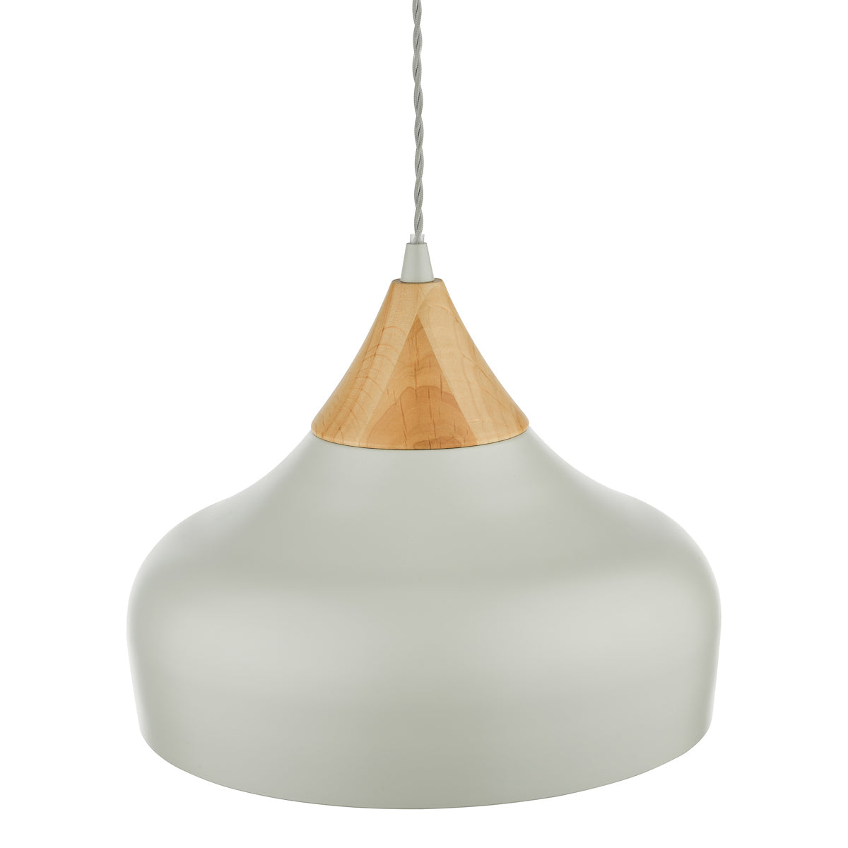 Dar Gaucho Single Pendant Grey And Wood