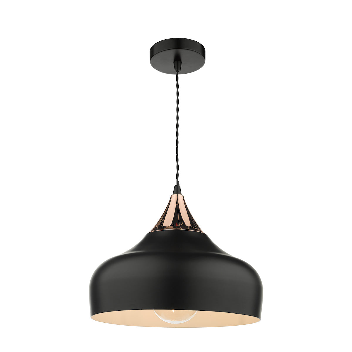 Dar Gaucho Single Pendant Black And Copper