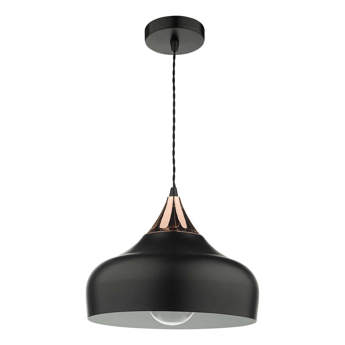 Dar Gaucho Single Pendant Black And Copper