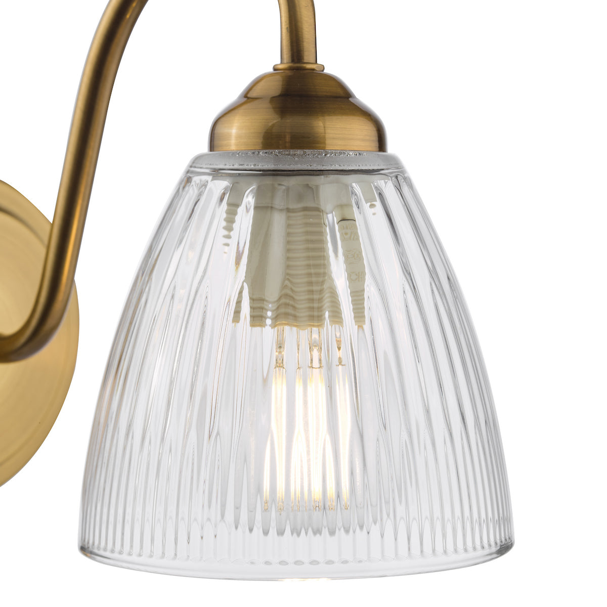 Dar Glynis Wall Light Antique Bronze