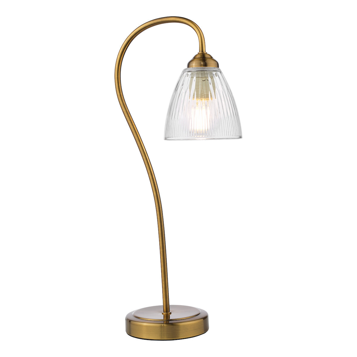 Dar Glynis Table Lamp Antique Bronze