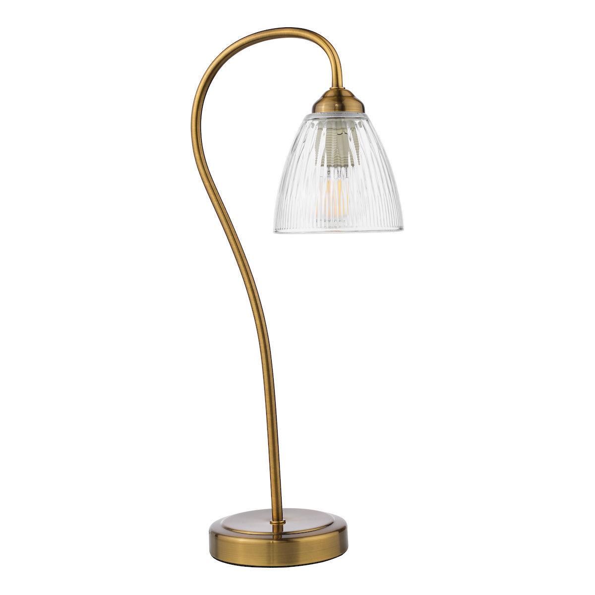 Dar Glynis Table Lamp Antique Bronze