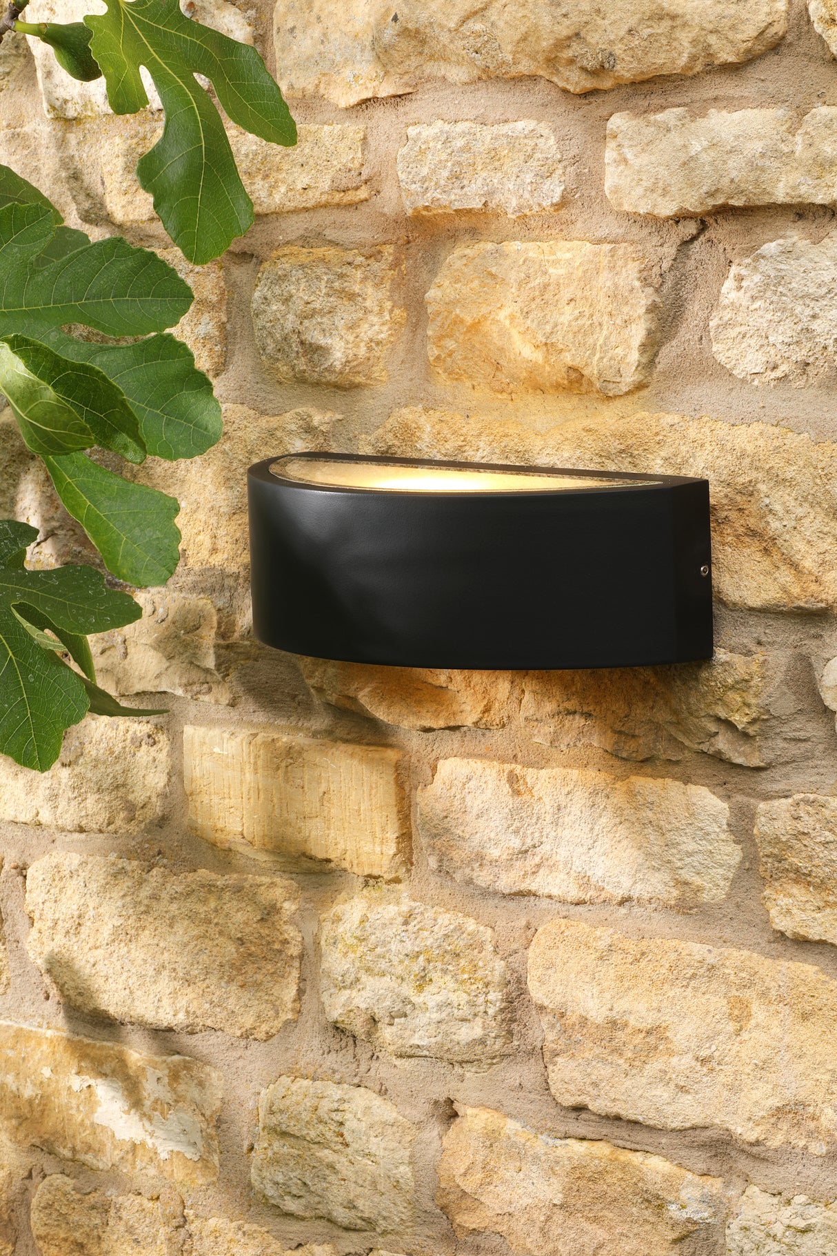 David Hunt Gosport Outdoor Wall Light Matt Black IP54