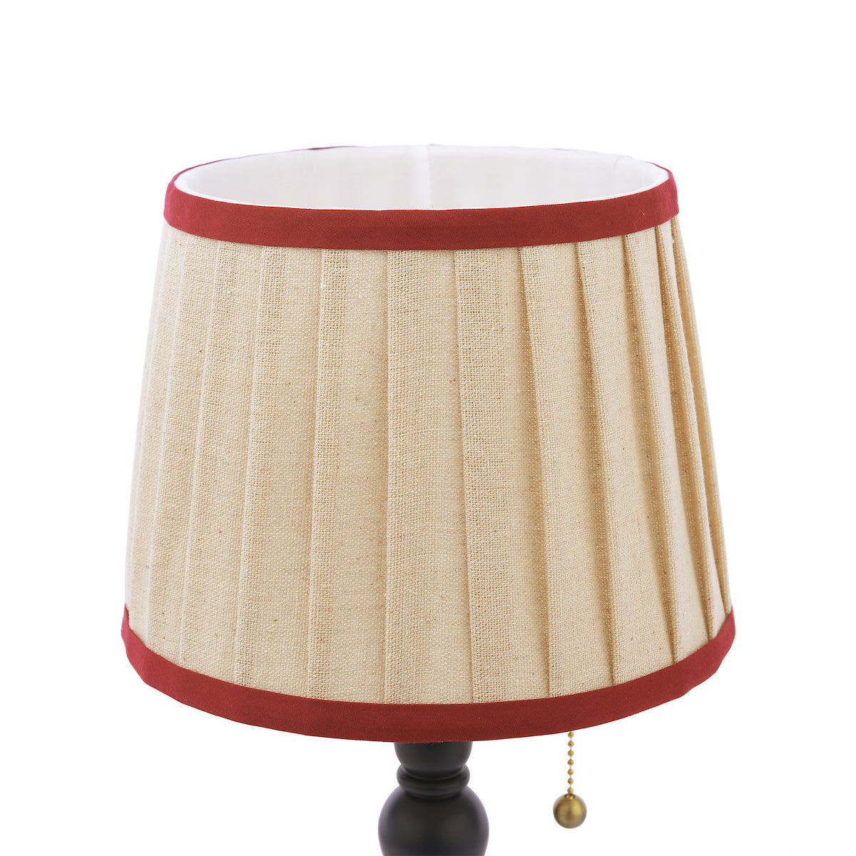 Joules Harewood Table Lamp Matt Blue With Natural Shade