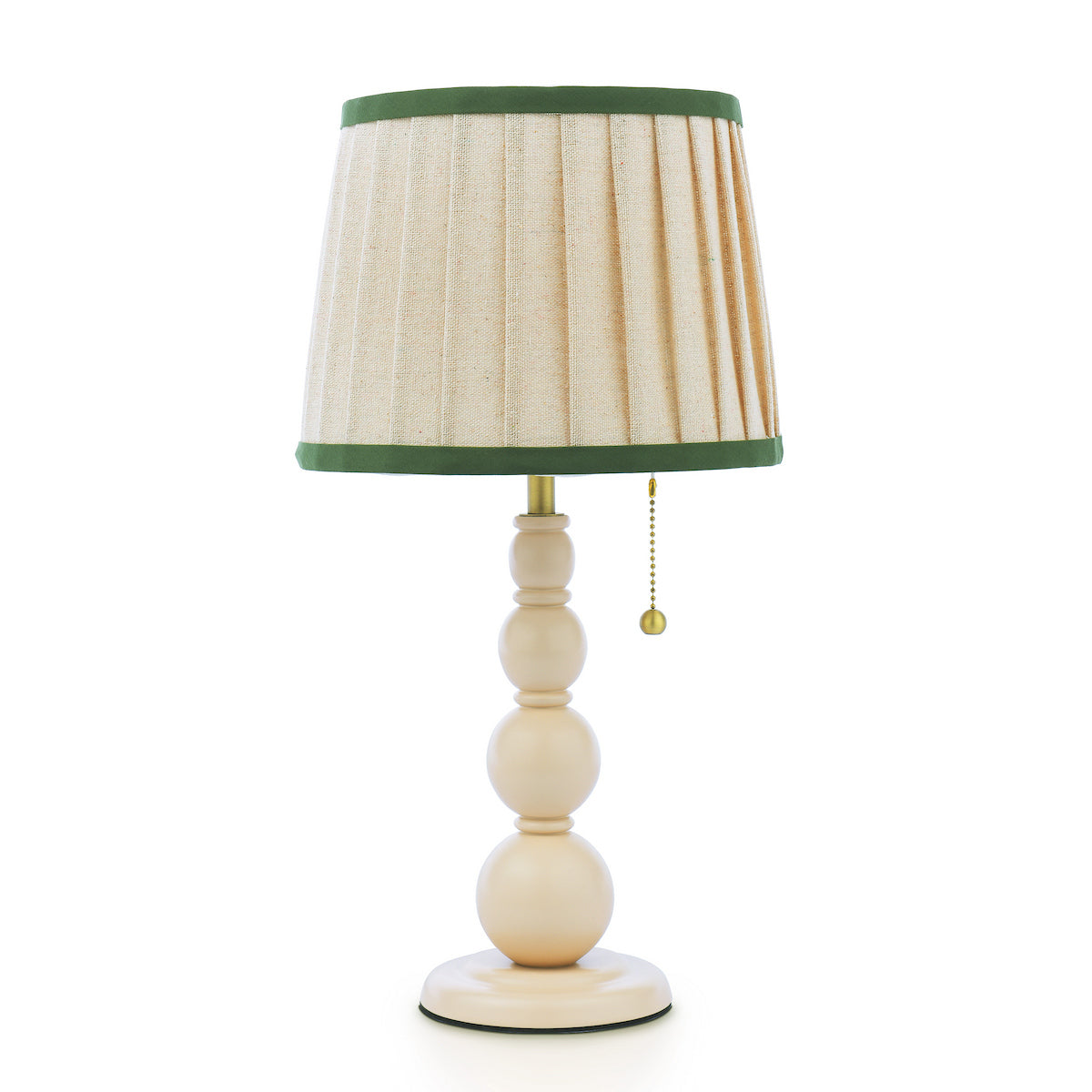 Joules Harewood Table Lamp Matt Cream With Natural Shade
