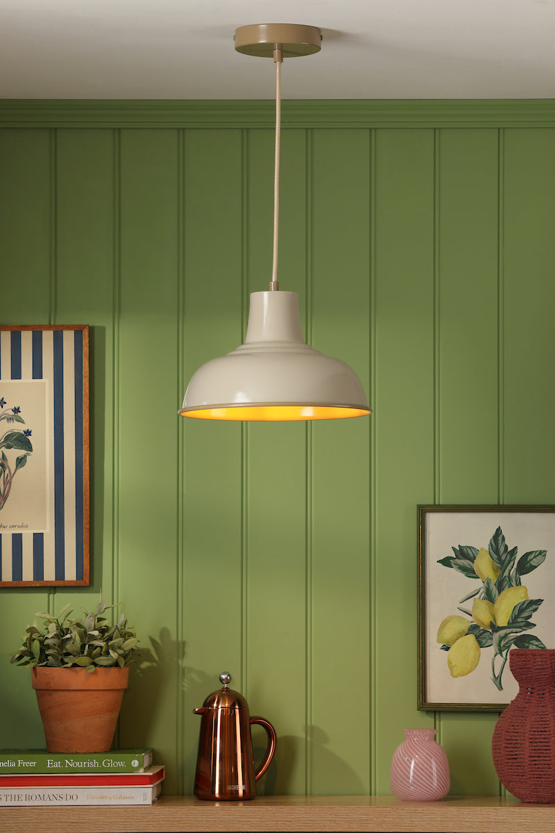 Joules Hatfield Pendant Gloss Taupe