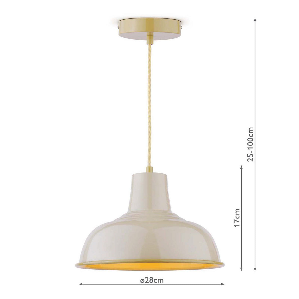 Joules Hatfield Pendant Gloss Taupe