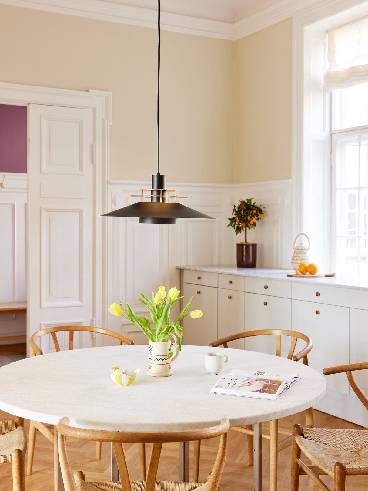 Halo Design Rivoli Pendant Ø50 Black & Copper