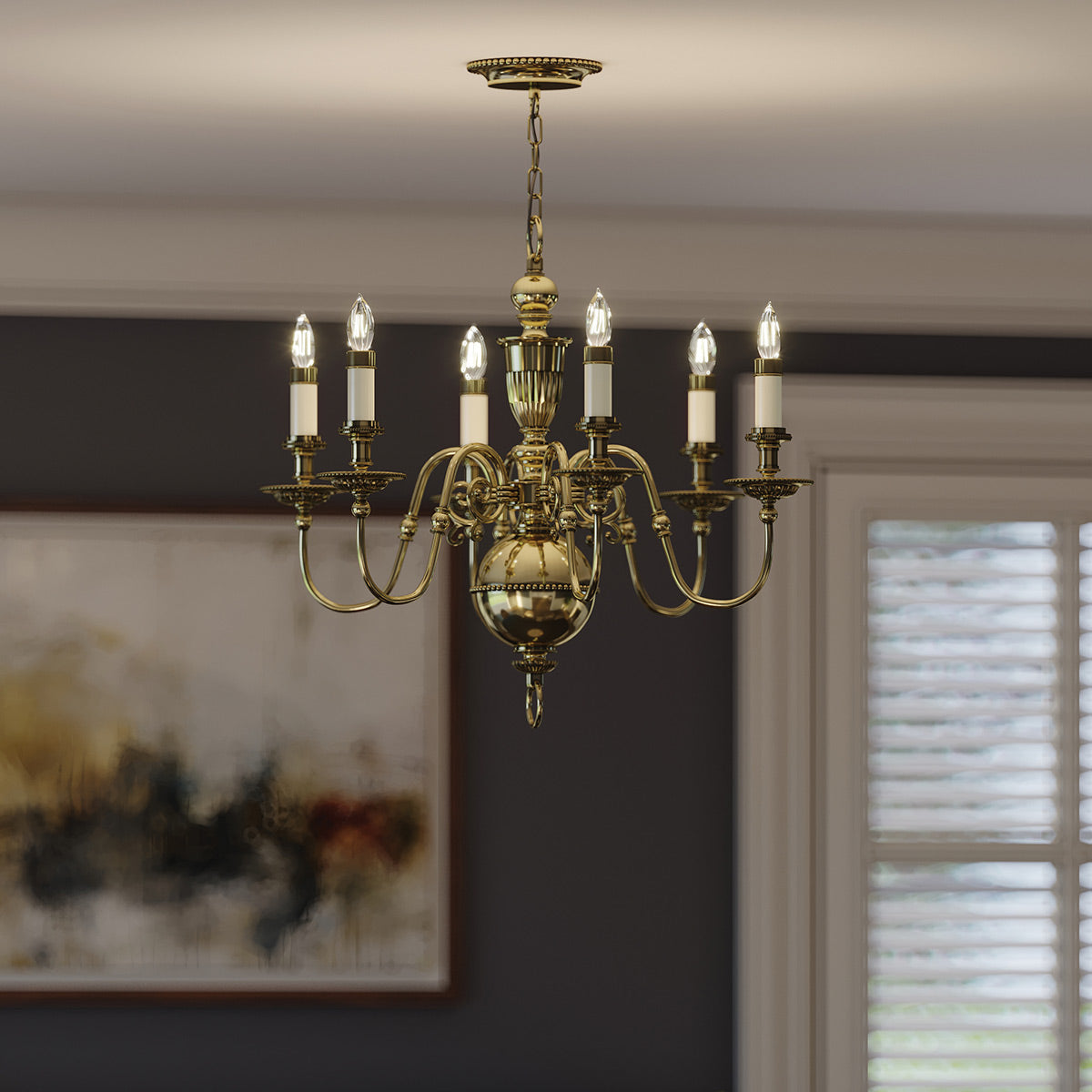 Hinkley Cambridge 6 Light Chandelier