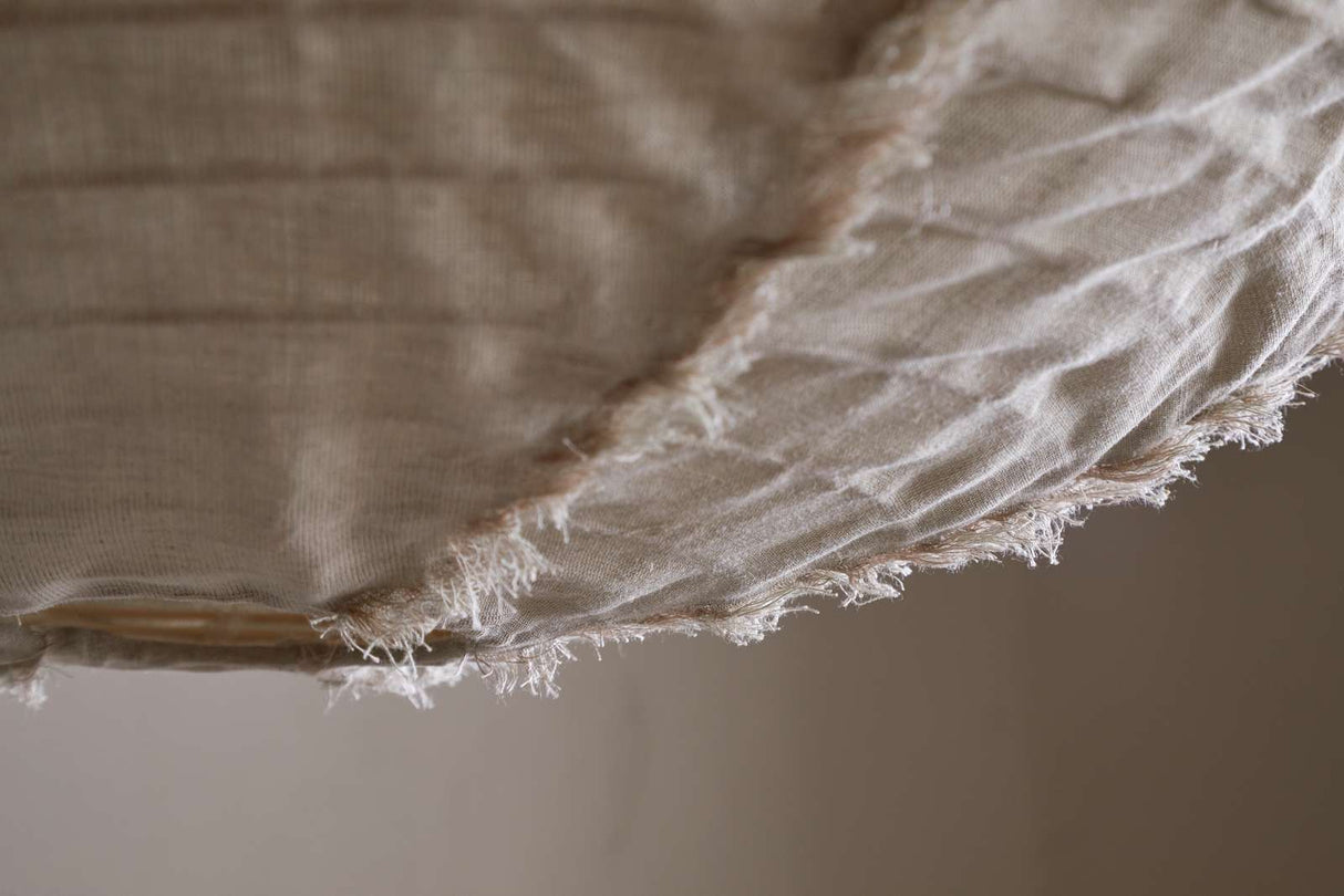 Nkuku Hirana Linen Lampshade Natural Large