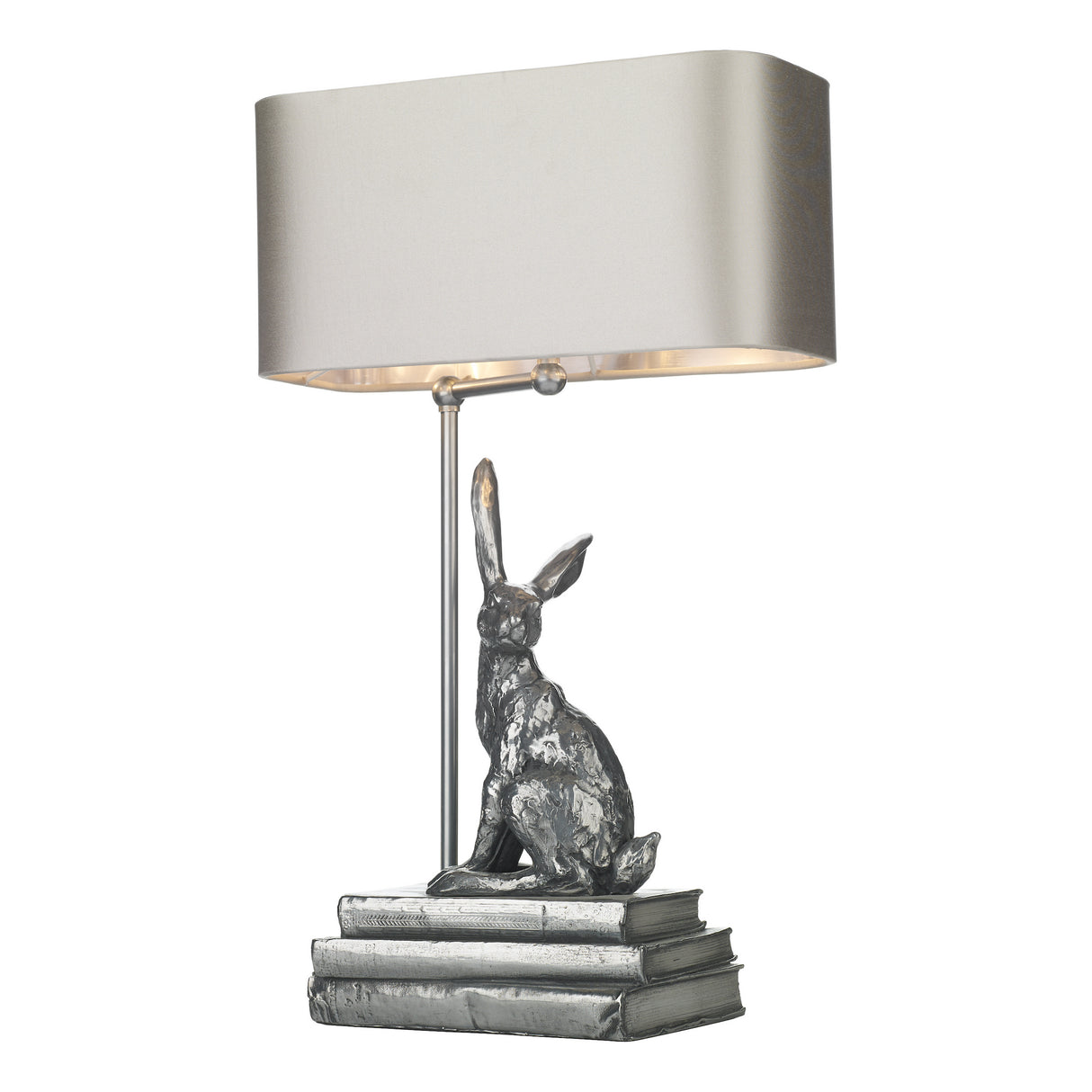David Hunt Hopper Table Lamp Pewter