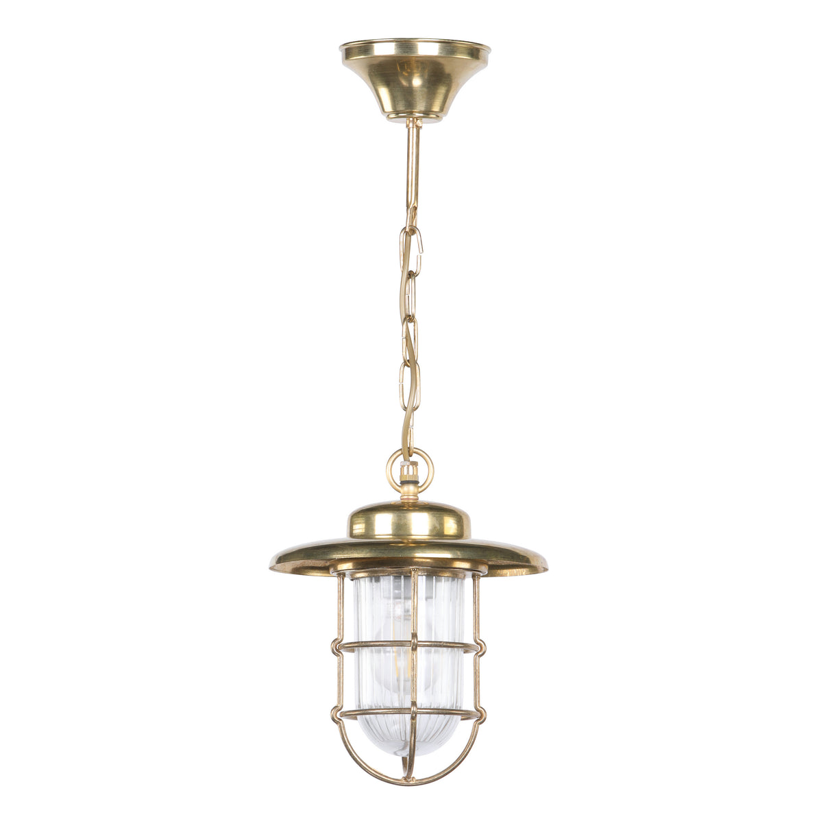 David Hunt Humber Outdoor Pendant Natural Brass IP44
