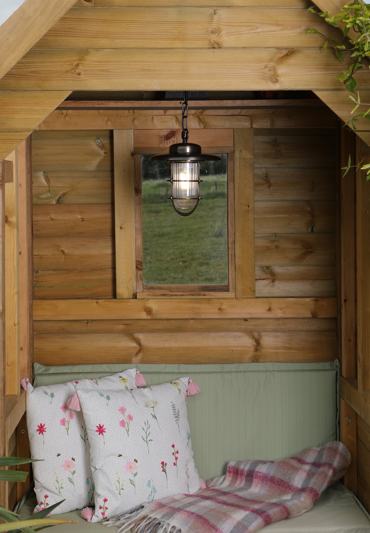 David Hunt Humber Outdoor Pendant Antique Brass IP44