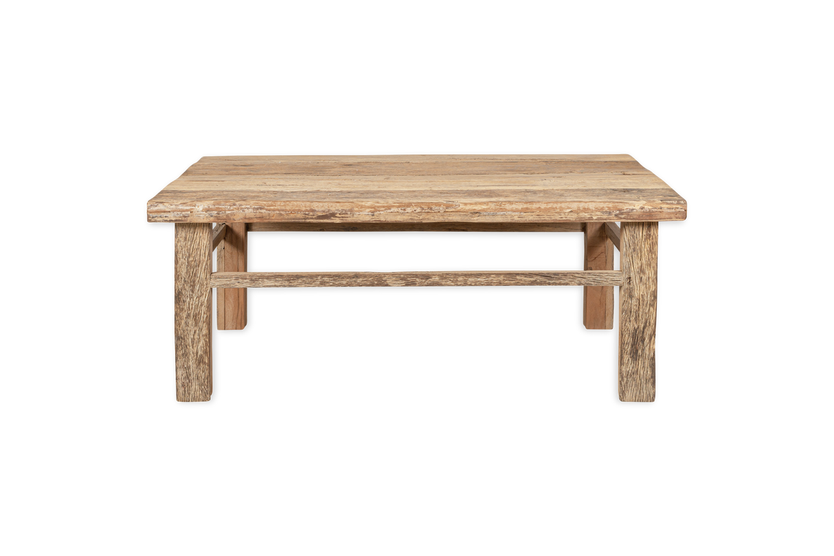 Nkuku Ibo Reclaimed Wood Coffee Table Natural