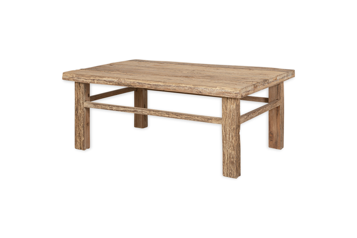 Nkuku Ibo Reclaimed Wood Coffee Table Natural