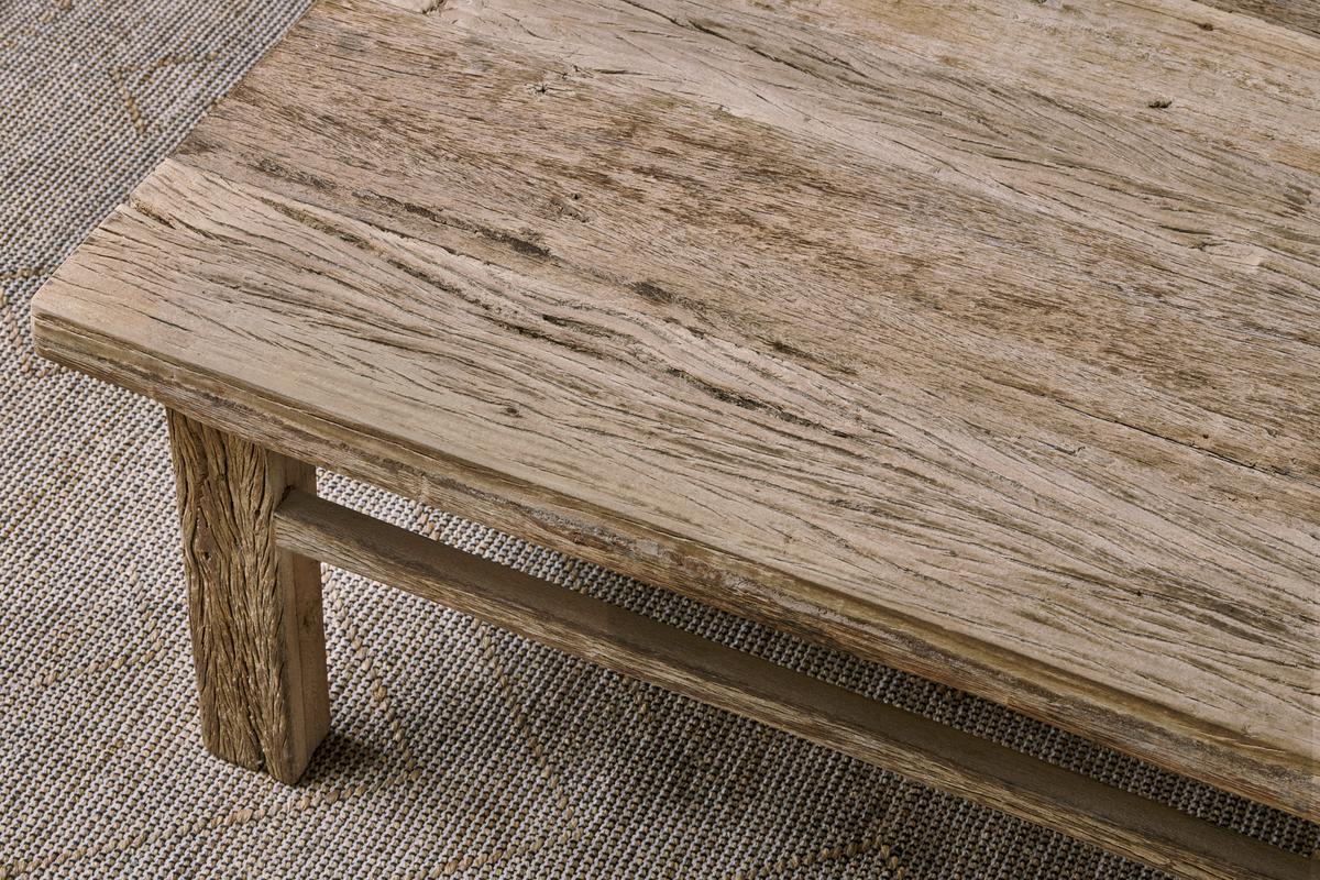 Nkuku Ibo Reclaimed Wood Coffee Table Natural