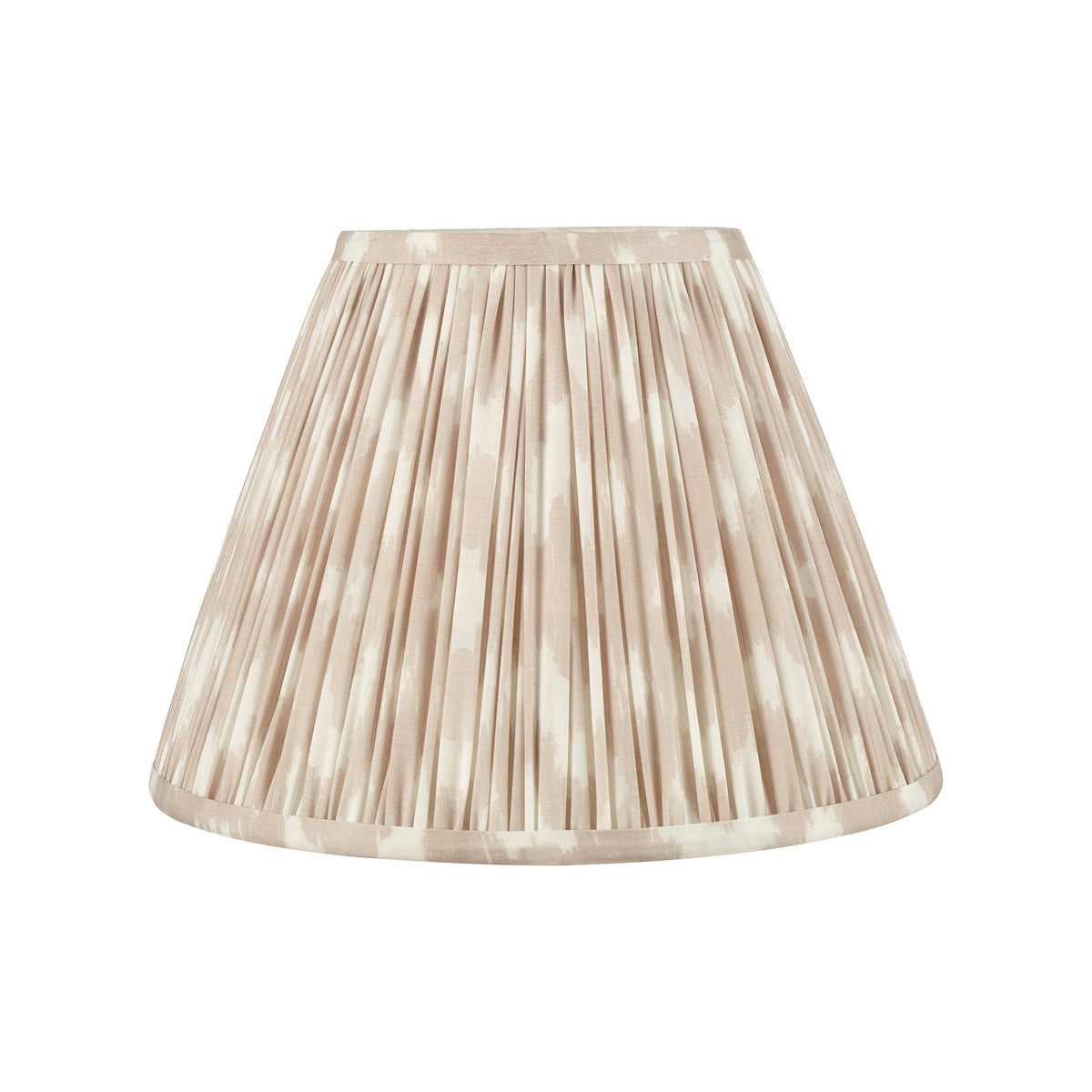 Dar Ikat Taupe Cotton Empire Shade 30cm