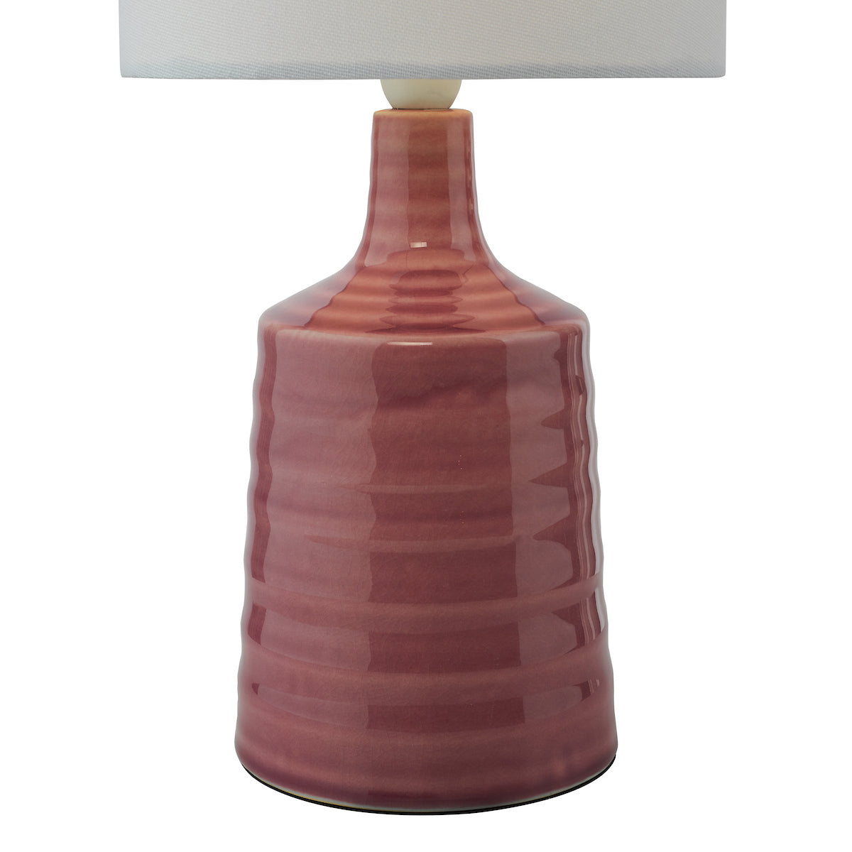 Dar Inci Table Lamp Pink With Shade
