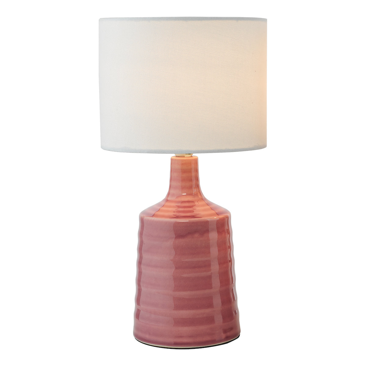 Dar Inci Table Lamp Pink With Shade
