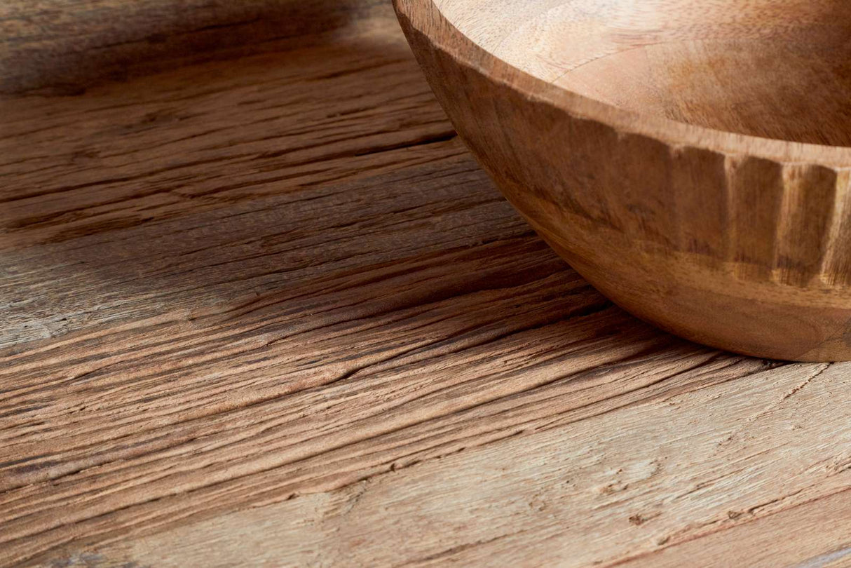 Nkuku Ibo Reclaimed Wood Pantry Standing Shelves Natural