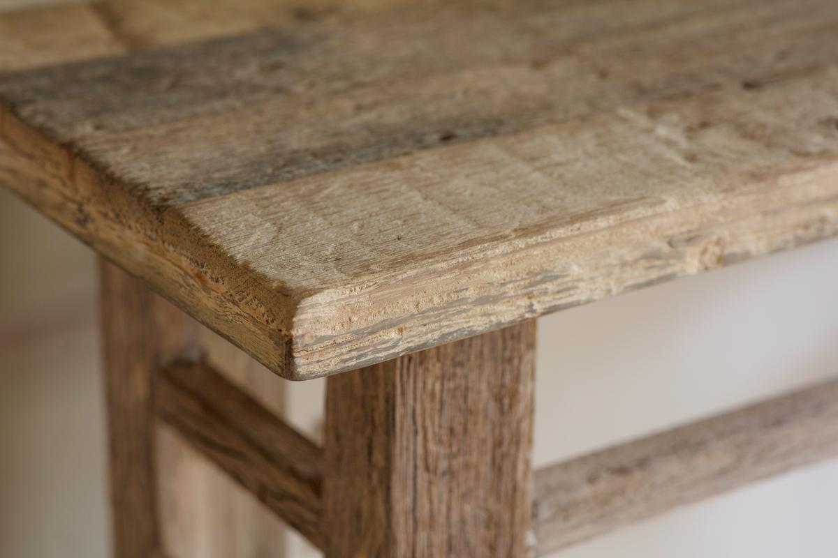 Nkuku Ibo Reclaimed Wood Console Table Natural