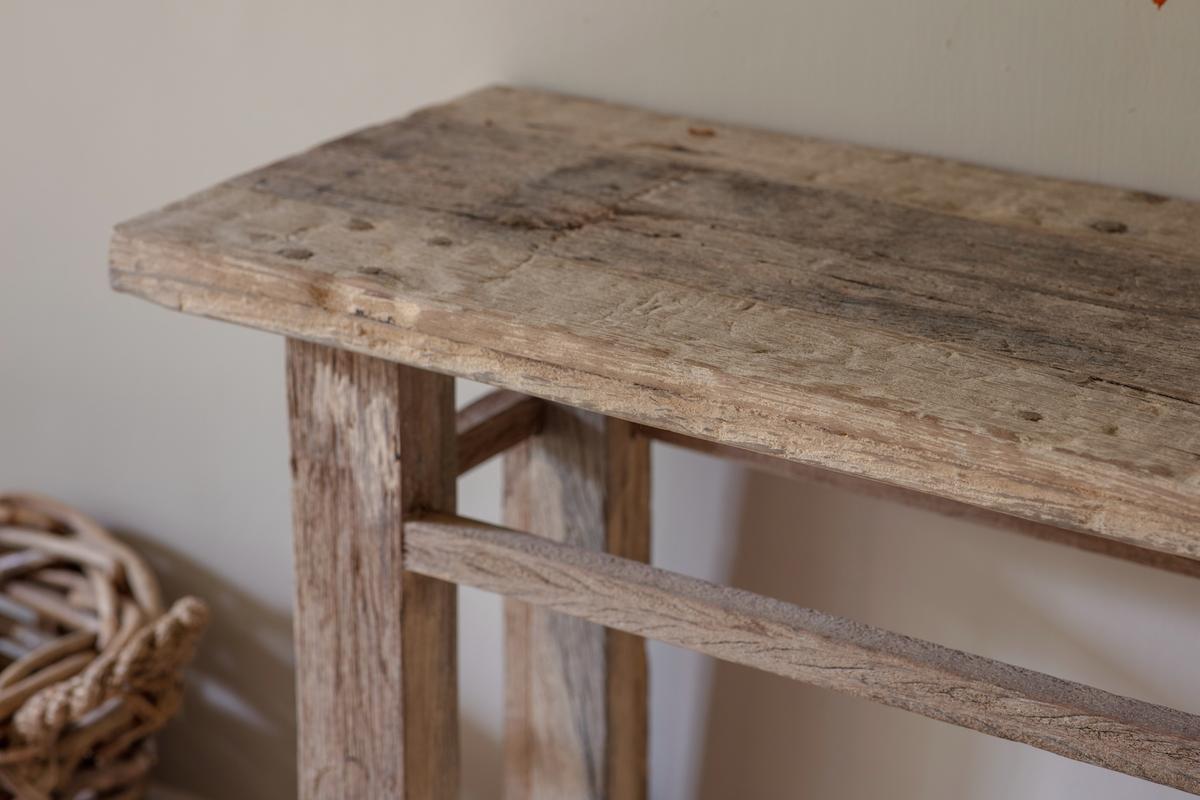 Nkuku Ibo Reclaimed Wood Console Table Natural