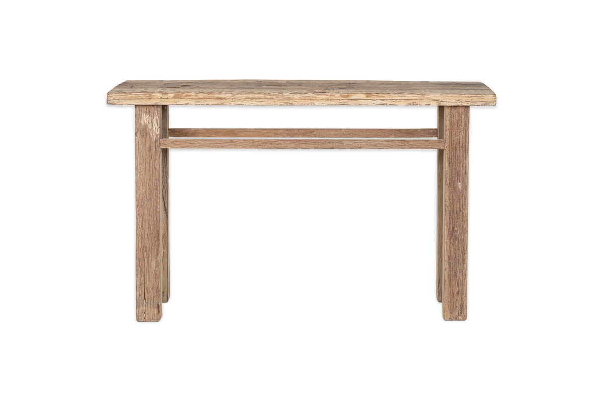 Nkuku Ibo Reclaimed Wood Console Table Natural