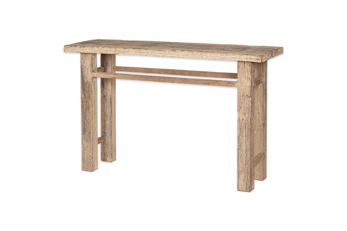Nkuku Ibo Reclaimed Wood Console Table Natural
